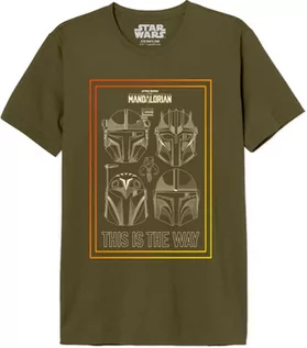 Koszulki męskie - Star Wars "Mandalorian - This is The Way Warriors" MESWMANTS197 Koszulka męska, Army, Rozmiar XS, Armia, XS - grafika 1
