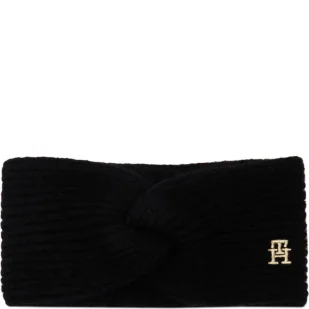 Tommy Hilfiger Opaska TH TIMELESS | z dodatkiem wełny - Czapki damskie - miniaturka - grafika 1