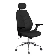 Fotele i krzesła biurowe - Office products Fotel biurowy TENERIFE czarny FOP111 - miniaturka - grafika 1