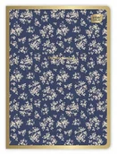 Zeszyty szkolne - ZESZYT A5 80 # METALLIC FLORAL INTERDRUK - miniaturka - grafika 1