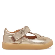 Buty dla dziewczynek - Półbuty Mrugała Luna 2190/5 Złoty - miniaturka - grafika 1