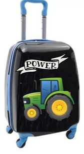TRAKTOR FARMA CIĄGNIK WALIZKA DZIECIĘCA KABINOWA DZIECI BAGAŻ PODRÓŻNA - Walizki - miniaturka - grafika 1