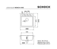 Zlewozmywaki - Schock MONO N-100S bronze - miniaturka - grafika 1