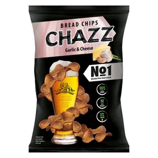Chazz Bread Chips Garlic Cheese 100g - Chipsy - miniaturka - grafika 1