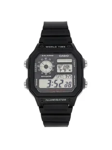 Zegarek Casio Zegarek AE-1200WH-1AVEF Black - Zegarki damskie - miniaturka - grafika 3