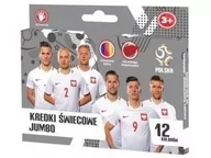 Przybory szkolne - Kredki świecowe PZPN 2 12 kolorów ASTRA - miniaturka - grafika 1