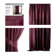 Zasłony - CURT/AH/VELVET/PLEAT/BURGUNDY/140X270/1PC - miniaturka - grafika 1