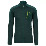 Bluzy sportowe męskie - Męska bluza Karpos Puez Fleece Rozmiar: M / Kolor: zielony - miniaturka - grafika 1