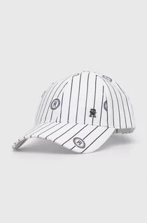 Czapki męskie - Tommy Hilfiger czapka z daszkiem kolor biały wzorzysta - grafika 1