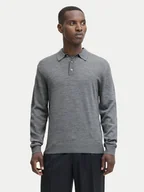 Swetry męskie - Jack&Jones Sweter Merino 12281757 Szary Regular Fit - miniaturka - grafika 1