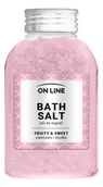 Kosmetyki do kąpieli - On Line SÓL DO KĄPIELI 600G FRUITY&SWEET - miniaturka - grafika 1