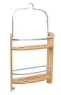 Półki łazienkowe - Drewniany organizer pod prysznic D8-R38 - miniaturka - grafika 1