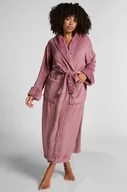 Szlafroki damskie - Hunkemöller Miękki szlafrok polarowy Fioletowy - miniaturka - grafika 1