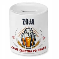 Skarbonki - Skarbonka Dla Zoi Urodziny Idealny Prezent z Nadrukiem ze Zdjęciem - miniaturka - grafika 1