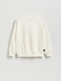 Reserved - Bluza oversize z nadrukiem - złamana biel - Bluzy dla chłopców - miniaturka - grafika 1