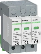 Piorunochrony - Ogranicznik przep NOARK, SPD Ex9UEP Noark 1500DC/typ T1+ T2/625kA/3 moduły szer - miniaturka - grafika 1