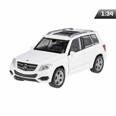 Autko model 1:34 Mercedes-Benz GLK biały