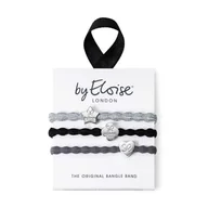 Ozdoby do włosów - By Eloise London Bangle Set Stylish Silver Gumka do włosów 1 szt - miniaturka - grafika 1