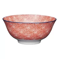 Miski i półmiski - Czerwona miska ceramiczna Kitchen Craft Floral, ø 16 cm - miniaturka - grafika 1