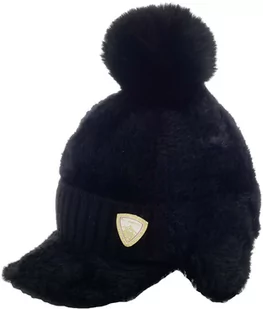 CZAPKA DAMSKA ZIMOWA NA ZIMĘ CIEPŁA WYGODNA GRUBA KOBIECA DASZEK NAUSZNIKI - Czapki damskie - miniaturka - grafika 1