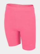 Legginsy - 4F Dziewczęce spodenki za kolano sportowe różowe 158/164CM legginsy - miniaturka - grafika 1