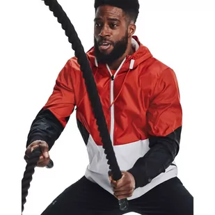 Kurtka męska Under Armour LEGACY WINDBREAKER - Kurtki i kamizelki sportowe męskie - miniaturka - grafika 3