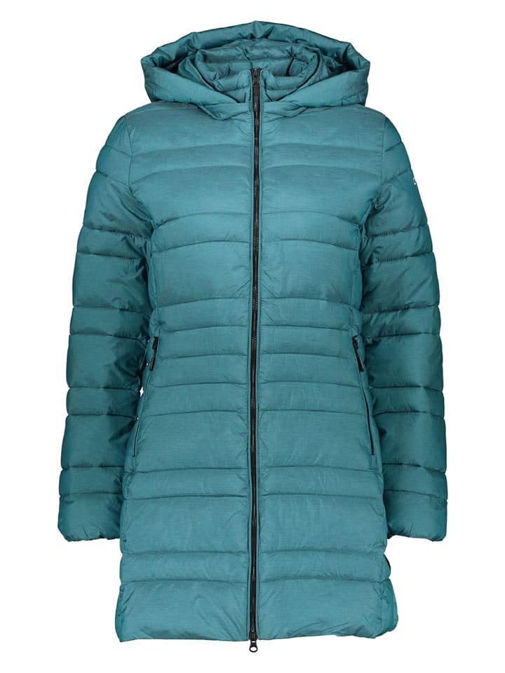 CMP Płaszcz zimowy w kolorze turkusowym