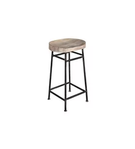 Belldeco Stołek Barowy Belldeco Bristol White C2240WW - Taborety i hokery - miniaturka - grafika 1