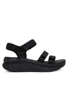 Skechers Sandały D'Lux Walker-Going-Out Vibes 119828/BBK Czarny - Sandały damskie - miniaturka - grafika 1