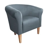 Fotele - ATOS Fotel Milo BL75 nogi 20 buk zielona oliwka - miniaturka - grafika 1