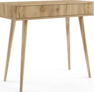 Biurka - Konsola LEBEL dąb craft złoty MELIMEBLE - miniaturka - grafika 1