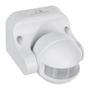 Czujnik ruchu pir maclean, na podczerwień, ip44, biały, zasięg 12m, max. obiążenie 800/1200w, mce358 w - Czujniki ruchu i zmierzchu - miniaturka - grafika 1