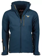 Odzież trekkingowa męska - Geographical Norway Kurtka softshellowa "Taboo" w kolorze niebieskim - miniaturka - grafika 1