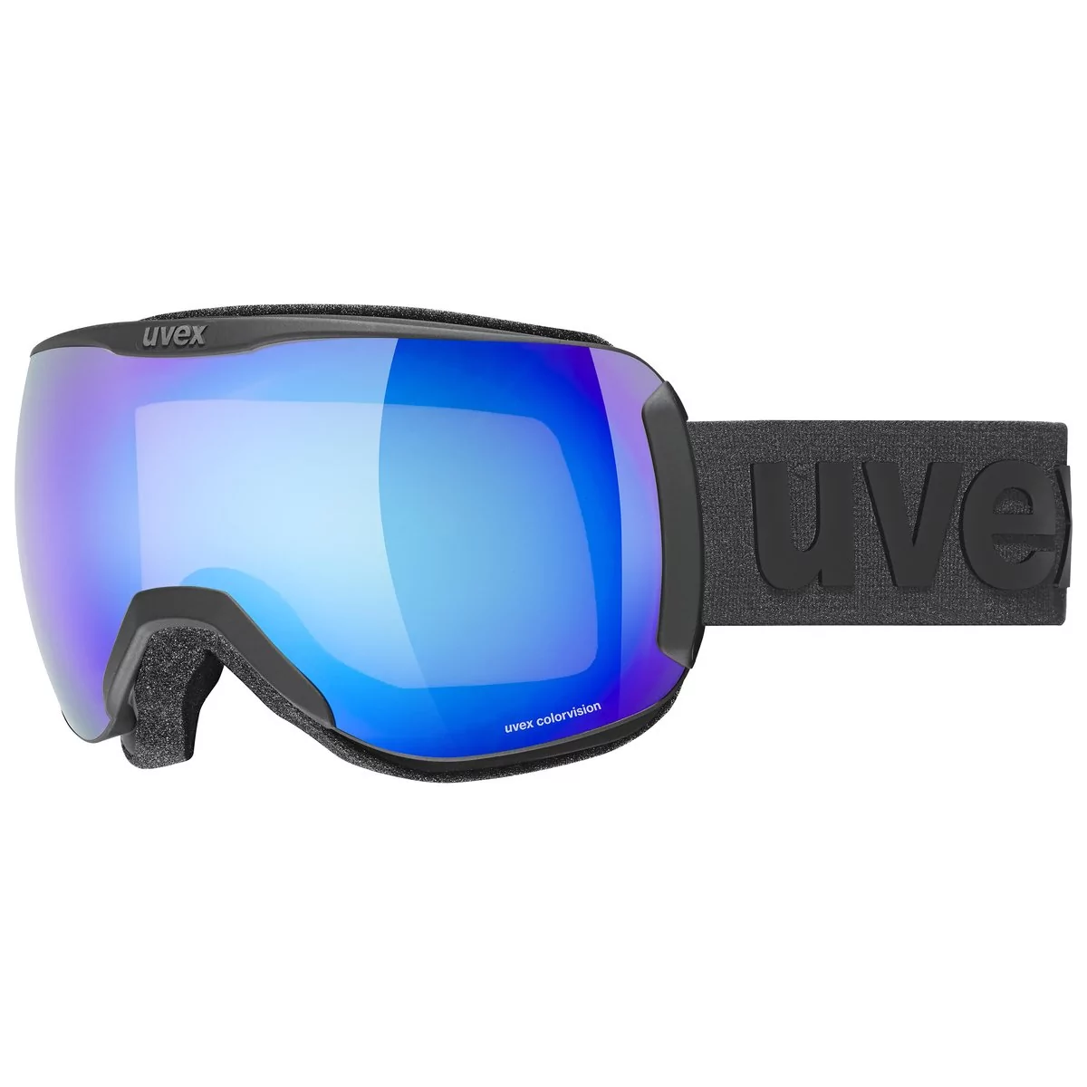 Uvex Downhill 2100 CV Goggles, czarny/niebieski 2021 Gogle narciarskie S5503922030