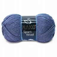 Pasmanteria - Włóczka Nako Sport Wool - 23162 jeans - miniaturka - grafika 1