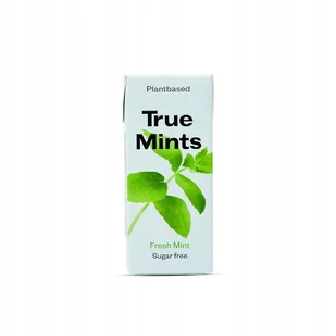 True Mints naturalne pastylki bez cukru o smaku mięty 13g - Cukierki - miniaturka - grafika 1