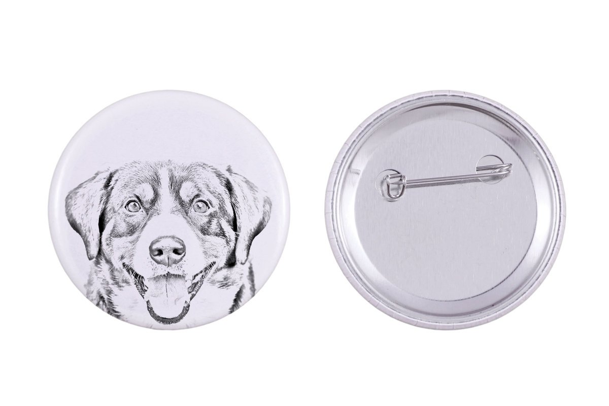 Entlebucher - przypinka z twoim psem, dodaj własne foto, marka Art-Dog