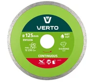 Akcesoria do elektronarzędzi - Verto Tarcza Diamentowa Gładka Do Glazury 125Mm T 61H3T5 5902062070821 - miniaturka - grafika 1