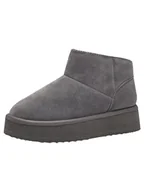 Kozaki damskie - Marco Tozzi Damskie botki Zip+Slip 2-26833-43 modne kozaki, DK.Grey, 38 EU, Dk Grey, 38 EU - miniaturka - grafika 1