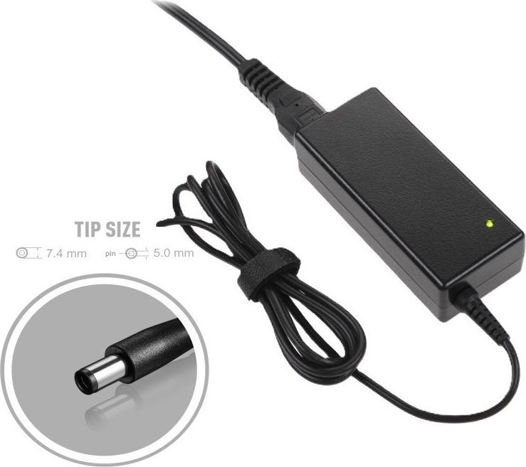 90W ikroviklis nesiojamam kompiuteriui 19.5V 4.62A, 7.4x5.0mm + centrinis, DELL