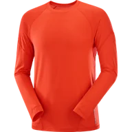 Koszulki sportowe męskie - KOSZULA MĘSKA SALOMON CROSS RUN LS M C22653 - miniaturka - grafika 1