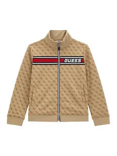 Guess Kids Sweter 166563 Beżowy Classic Fit - Swetry dla chłopców - miniaturka - grafika 1
