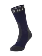Skarpetki damskie - SEALSKINZ Stanfield wodoodporne skarpety o średniej długości w ekstremalnych niskich temperaturach, Granatowy/Szary, X-Large - miniaturka - grafika 1