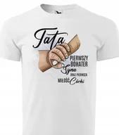 Piżamy damskie - Piżama Krótka Dwuczęściowa XL TATA Pierwszy Bohater Syna DZIEŃ OJCA Wzory - miniaturka - grafika 1