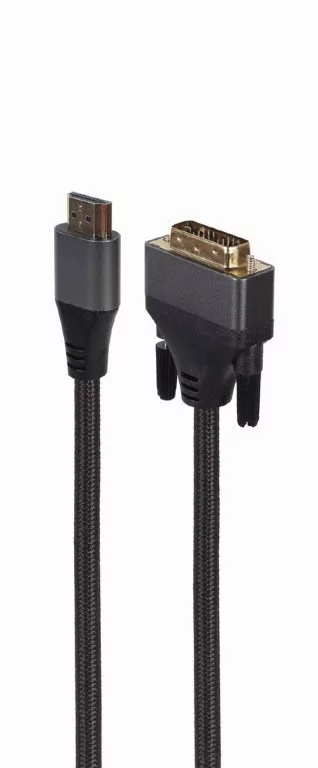 Gembird KABEL HDMI -> DVI 18+1PIN 4K, OPLOT, 1.8M CC-HDMI-DVI-4K-6