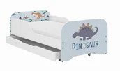 Łóżeczka i kojce - Łóżko dziecięce MIKI 140x70 STEGOZAUR - miniaturka - grafika 1