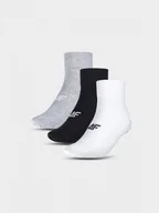 Skarpetki męskie - Męskie skarpetki niskie (3-pack) 4F 4FWMM00USOCM278 - multikolor - miniaturka - grafika 1