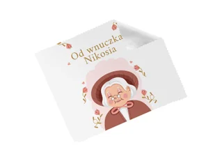 Ściereczka do okularów z imieniem na dzień babci - 1 szt. - Akcesoria do okularów - miniaturka - grafika 1