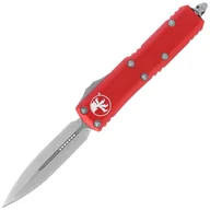 Noże - Nóż automatyczny OTF Microtech UTX-85 D/E Red Aluminium, Satin M390 (232-4RD) - miniaturka - grafika 1