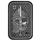 Odzież taktyczna i umundurowanie - Naszywka M-Tac Deus Vult Ace Grey (51117011) - miniaturka - grafika 1